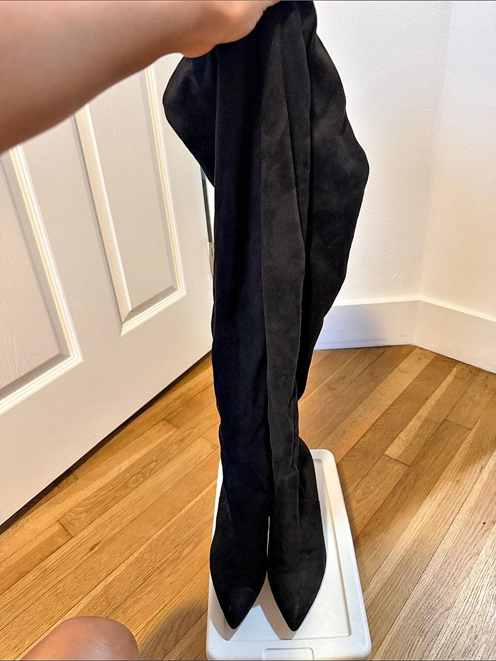 Stuart Weitzman Black Over-the-Knee Boots
